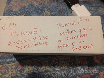 Due smartphone Huawei uno funzionante l'altro no