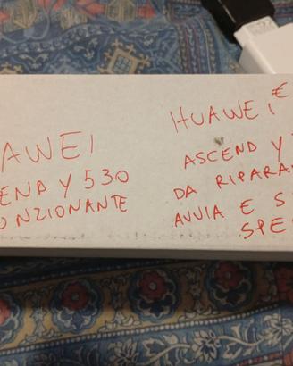 Due smartphone Huawei uno funzionante l'altro no