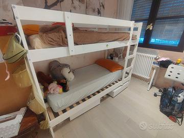 letto castello ikea mydal