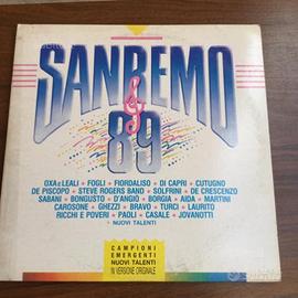 Lp vinile Sanremo 89 1989