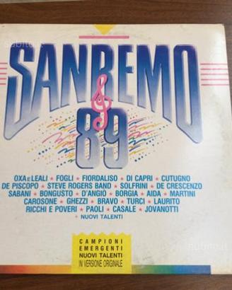 Lp vinile Sanremo 89 1989