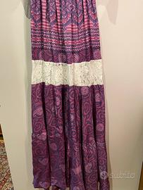 Abito domna lungo  fantasia