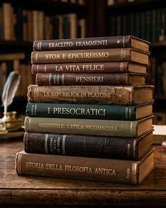 Libri di filosofia antica e moderna