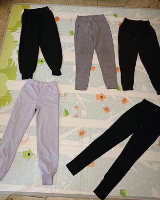 Set 5 pantaloni tuta per ragazza