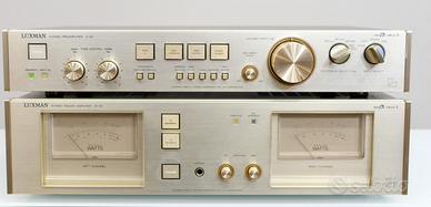 Accoppiata pre e finale Luxman C-02 ed M-02