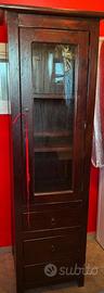 Verrinetta a colonna in legno massello