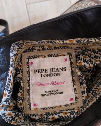 Borsa a tracolla pepe jeans marrone