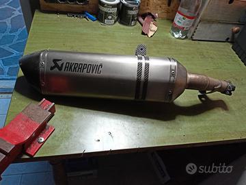 scarico sportivo akrapovic omologato integra e nc