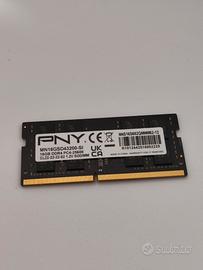 RAM PNY 16GB DDR4 3200MHz SODIMM Laptop – Testata 