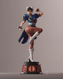 Chun-Li action figure stampa 3D resin KIT