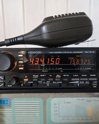 Radiotrasmettitore CB KENWOOD TM-721E Dual Band