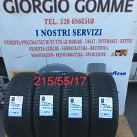 GOMME USATE INVERNALI 215/55/17 diep MONTAGGIO