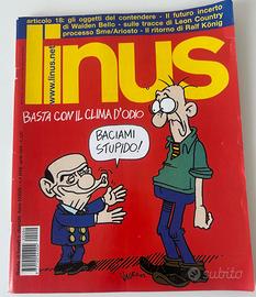 Rivista Linus Aprile 2002 n.4 Vauro
