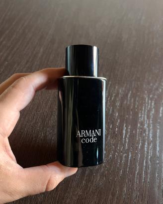 Boccetta Armani Code ricaricabile