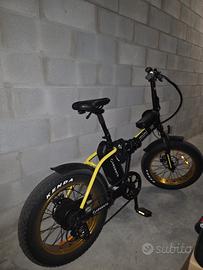 Bicicletta elettrica Argento come nuova 