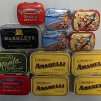 scatole latta da collezione Amarelli/Barkley's