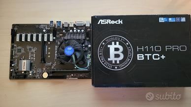AsRock h110 pro btc+ Pentium G4400 + 4Gb Patriot
