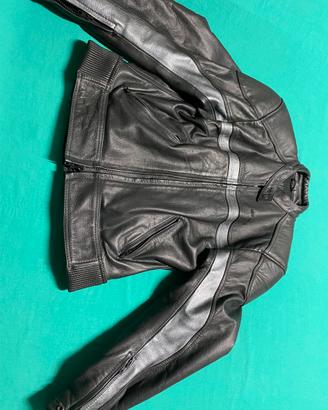 Giacca pelle moto donna 40
