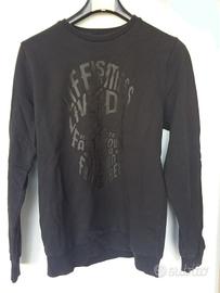 Felpa Maglia Pullover Maglione nera