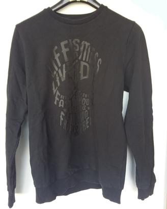 Felpa Maglia Pullover Maglione nera