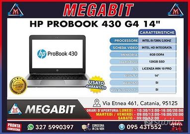 HP PROBOOK 430 G4 14 - i5-7200U - USATO