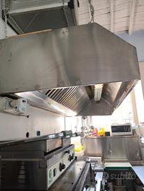 CAPPA PROFESSIONALE  MT 2,80 COMPLETA MOTORE