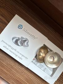 Paracapezzoli in argento silver nursing cups