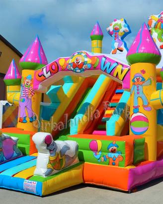 Scivolo Castello Gonfiabile x Bimbi x Parchi Gioco