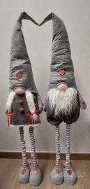 Gnomi natalizi grandi con gambe allungabili
