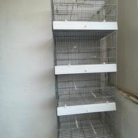 Gabbie a  castello Batteria da 45cm 4posti