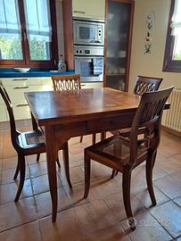 Tavolo classico allungabile + 6 Sedie