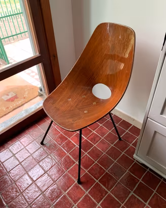 Sedia Medea originale anni 50 Tagliabue Nobili