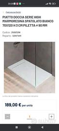 piatto doccia nuovo 