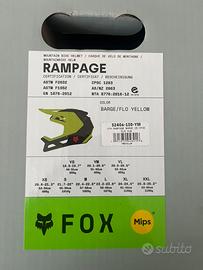 Casco MTB Fox Rampage bambino