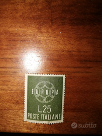 Francobollo 25 l nuovo