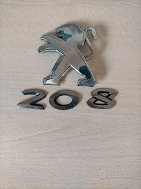 Scritta+Logo per Peugeot 208