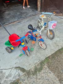 3 bici bambini