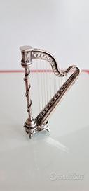 Miniatura Arpa Argento 800 vintage anni '50