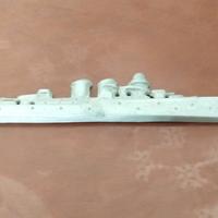 modello di nave militare anni 40