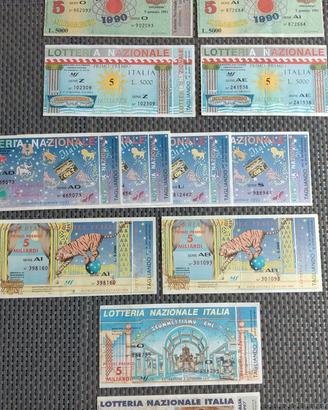 BIGLIETTI LOTTERIA NAZIONALE - ITALIA