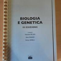Biologia e Genetica (De Leo) 3ª edizione 