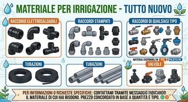 Materiale irrigazione
