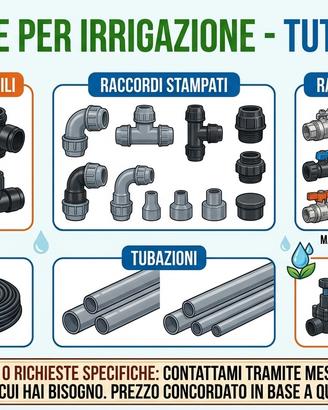 Materiale irrigazione