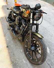Harley davidson sportster 883 iron ABS olive green