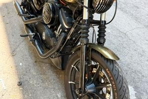 Harley davidson sportster 883 iron ABS olive green