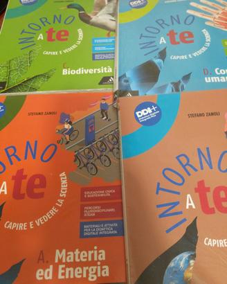 4 libri di scienze scuola media 