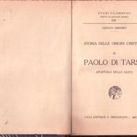 A Omodeo Paolo di Tarso Messina G. Principato 1922