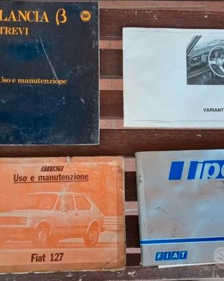 libretto uso e manutenzione vari