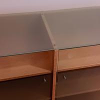 vetrina Ikea legno/vetro