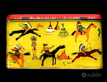 Scatola di latta Bertolini originale anni 70